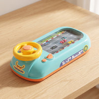 Tabletop Game Realistic Driving Simulator Toy Mechanical Steering Wheel Car Toy for Kids