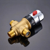 Flola Brass Thermostatic Mixing Valve for Water Heaters and Solar Systems, Surface Mount