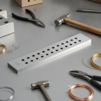 Wire Drawing Plate with Round Holes 24-Hole Jewelry Drawplate with Circular Holes Jewelry Wire-Pulling Plate Heavy-Duty