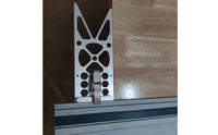 Repeatable Cuts Track Saw Guide Plate Perforated Right-Angle Cutting Guide Metal Track Saw System Angled
