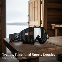 Motocross Eyewear S Adjustable Strap Motorcycle Eyewear S All-Terrain Riding Glasses Windproof Dirt Bike Eyewear Anti-Fog
