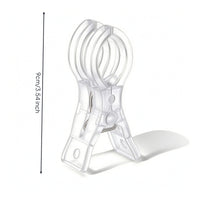 Transparent Balloon Arch Clip with Sticks Clear Balloon Arch Kit Quick Setup Clip with Spring Flexible for Party Planners, DIY Decorators, Photo Backdrops, Birthday Parties