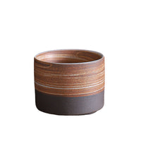 Modern Minimalist Ceramic Tea Cup and Coffee Mug, Thick Stoneware, Home and Office Use