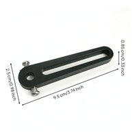 Rocking Arm Motor Arm Link Steel Slotted Lever Machined Lever with Slot for Automation