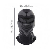 Under-Helmet Balaclava with Eye Openings Stretch-Knit Balaclava Stretchy Full Face Mask Breathable for Skiers, Cyclists, Motorcyclists, Skiing, Cycling, Motorcycling, Outdoor Sports