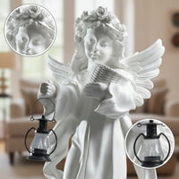 Angel Figurine Peaceful Angel Sculpture for Entryway