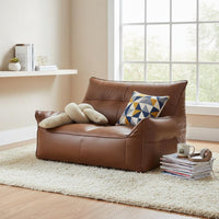 Soft Filling Lazy Sofa Soft Feel Textile Tatami Sofa Skin-Friendly Armless Floor Couch Easy to Clean for Pet Owners, Small Areas, Bedroom, Apartment