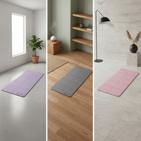 Anti-Slip Foldable Exercise Mat Portable Exercise Mat with Carry Bag Compact Textured for Travelers
