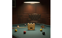 Double Cue Holder Compact Tabletop Design Wooden Cue Holder Non-Slip Rubber Base