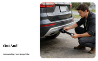 2 Inch Trailer Hitch Cover Dustproof 2 Inch Hitch Cover Weather Resistant Automotive Accessory for Truck Owners