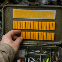 Silicone/Sponge Fishing Float Holder for Tackle Box Drawer Modification