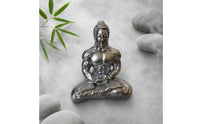 Muscular Buddha Statue Resin Seated Buddha Statue Desktop Ornament