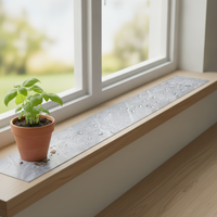 Self-Adhesive Wood Grain Baseboard Wall Trim - Waterproof & Thickened Skirting Board for Wall Decor