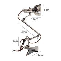 Multi-Functional Bauhaus Design Floor Lamp Clamp-on Reading Light for Study, Bedroom, Living Room