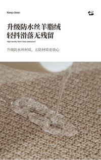 地垫入户门进门地毯门口家用门垫防滑客厅轻奢高级玄关脚垫可裁剪 仿剑麻出入平安 80x120cm第9代【荷叶级防水防污防尘】