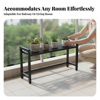 Floor-Standing Multi-Tier Plant Stand Space-Saving Flower Rack Stable framework Display Shelf Sturdy Construction for Apartment Dwellers, Home Decorators, Homeowners, Living Room, Balcony, Indoor, Bedroom