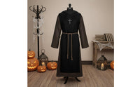 Reaper Costume Halloween Death Hooded Cloak Festival-Prepared Black Cosplay Cloak