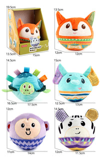 Electric Plush Sensory Ball Toy with Music and Speaking Function for Babies
