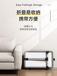 Trimigo泰美高折叠婴儿床多功能拼接床可移动宝宝床尿布台摇篮床