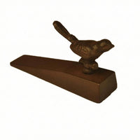 Rustic Doorstop with Bird Decorative Door Stop with Bird Vintage Hardware Farmhouse for Entryway