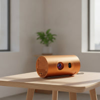 Mini Projector Compact Portable Display Device Cylindrical for Movie Night