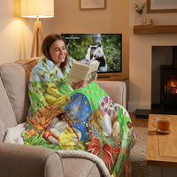 Easter Throw Blanket Soft Warm Fleece Blanket Couch Throw for Sofa Couch Bed, Gifts for Parents, Kids, Friends