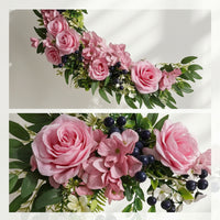 Rose and Peony Wreath Spring Wreath with Pink Roses Summer Lush for Entryway, Wall Decor