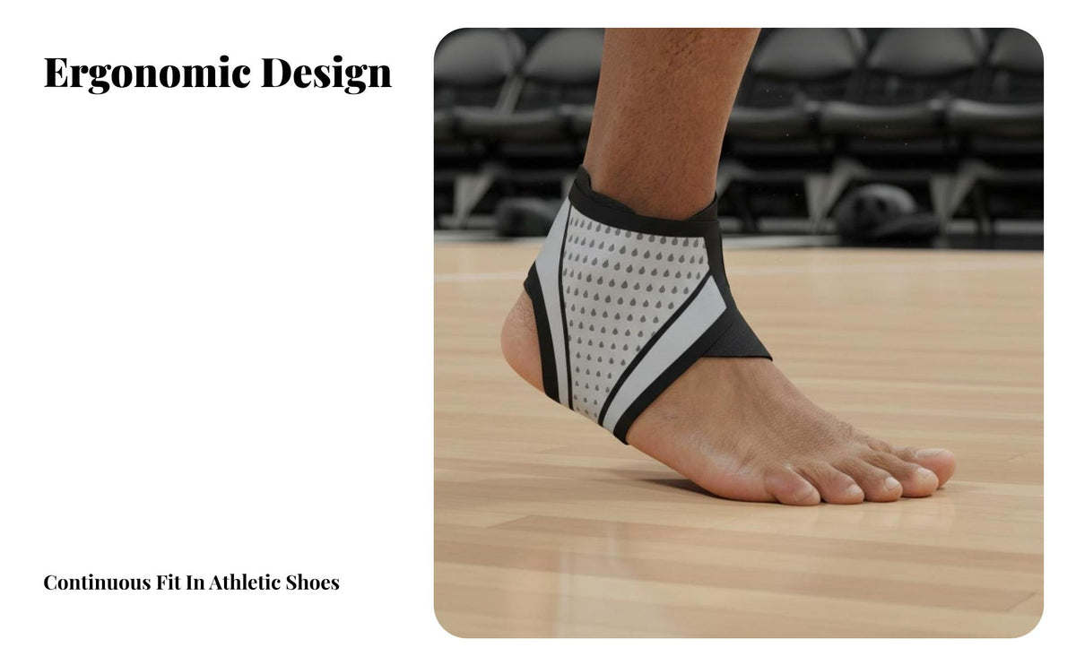 Compression Ankle Sleeve Extremely Thin Lightweight Ankle Brace Breathable Guarding Gear for Athletes, Seniors, Basketball, Running, Injury Recovery