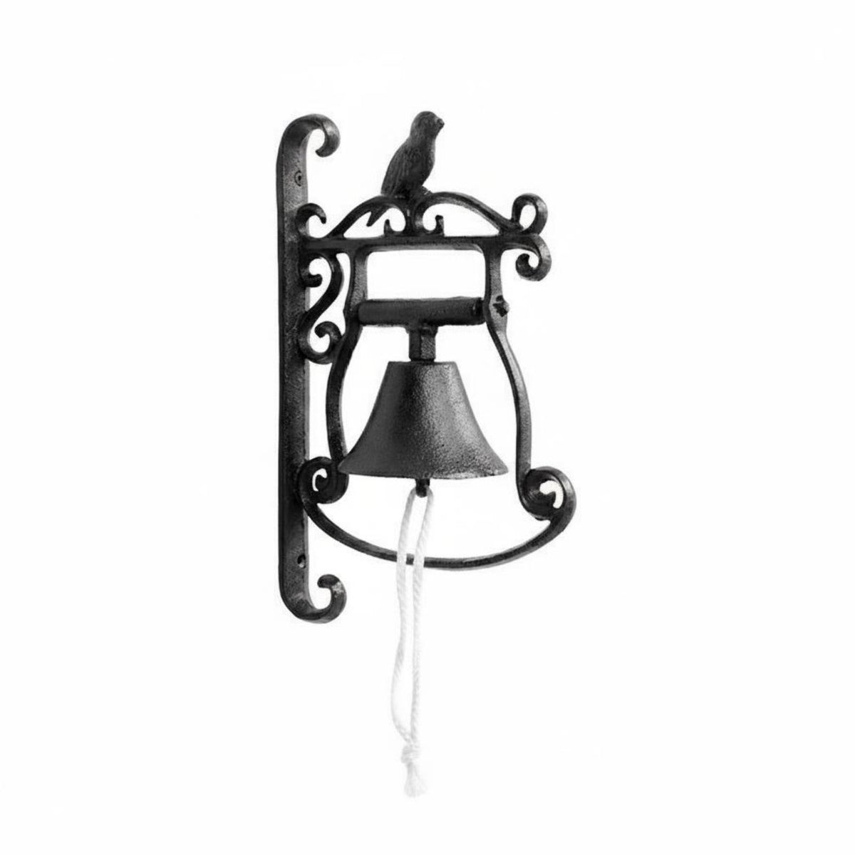 Rustic Dinner Bell Entry Chime Hand Operated Vintage Wall Residence Bell Decoration for Patio, Front Door
