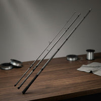 Insert Joint Carp Fishing Rod Oversized Line Guides Three-Piece Fishing Rod Slim Design Angling Equipment Black and Gray
