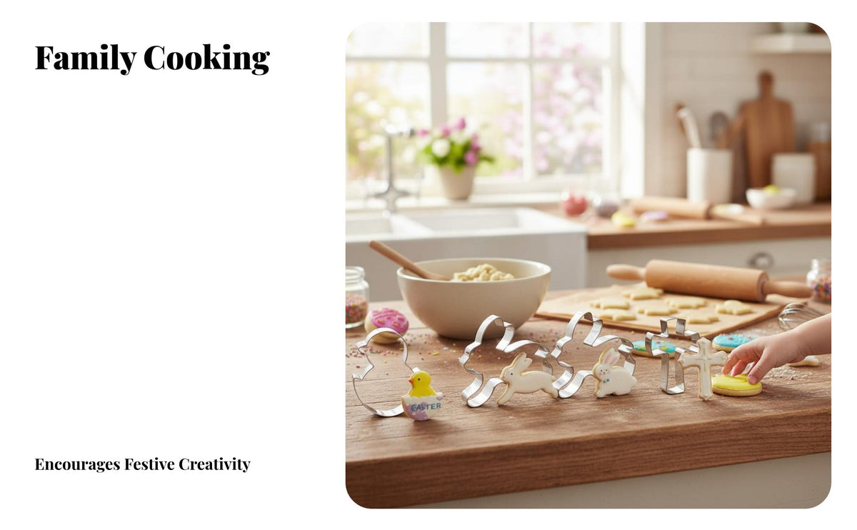 12 Pieces Easter Cookie Cutter Set Variety of Shapes Biscuit Shape Food Grade Cooking Accessory for Kids, Party Hosts, Holiday Parties