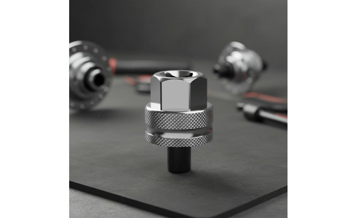 12 Splines Cassette Lockring Socket Sturdy Metal Cassette Lockring Remover Carbon Steel Easy to Use for Cyclists, Mechanics, Bike Workshop, Repair Shop, Garage