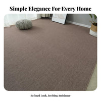 Solid Color Carpet Easy to Clean Modern Minimalist Rug Soft Minimalist Design Rug for Homeowners, Business Owners, Bedroom, Entryway, Commercial Areas