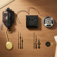 Clock Set with Chime Musical box Decorative Pendulum Clock Set with Hands Complete for Makers