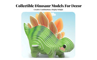 Educational 3D Dinosaur Model Kit Develops Spatial Skills Dinosaur 3D Model Kit Easy to Assemble for Children, Kids, Playtime, Classroom