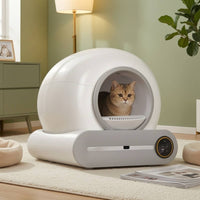 Automatic Litter Box Smart Self-Cleaning Litter Box Pet Supply Safe App-Connected for Cats, Home, Apartments