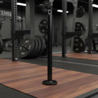 Sturdy Steel Construction Barbell Plate Holder High Load Capacity Weight Plate Loading Pin Heavy Duty Loading Pin Flat Base Design for Weightlifters, Bodybuilders