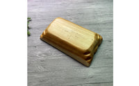 Wood Storage Basin Large Capacity Rectangular Wooden Bowl Multipurpose Serving Tray for Dining Table