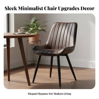 Easy to Clean Modern Metal Leg Chair High Load Capacity Armless Side Chair Light Luxury Design Indoor Seating Floor-Friendly for Restaurant Owners, Hotel Managers, Interior Decorators, Cafe, Reception Area, Waiting Room, Office