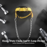 Weight Lifting Neck Harness Customizable Fit Neck Weight Lifting Harness Heavy-Duty Construction Strength Training Gear for Fighters, Athletes