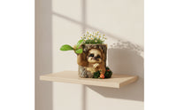 Sloth Planter Resin Planter Cute Sloth Flowerpot for Desk