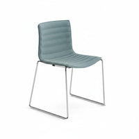 Colorful Choices Stackable Armless Chair Space-Saving Molded Plastic Shell Chair Modern Design Seating Furniture Minimalist design for Office Workers, Restaurant Owners, Training Room, Cafe, Study, Kitchen