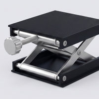 Aluminum Manual Lift Table Single Scissor Lift Table Non-Slip Pad