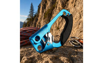 Left-Hand Ascender Corrosion-Resistant Left Hand Ascender Rope Clamp with Pulley Long-Lasting Gear Heavy-Duty for Climbers