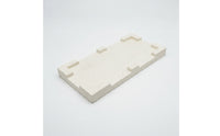 Refractory Soldering Plate Heat-Resistant Soldering Plate with Positioning Tabs Board High Temperature Work Surface Fireproof