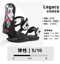 Union24-25新款女士单板滑雪固定器Union Legacy小熊限量