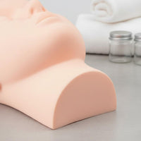 Teaching Use Massage Practice Head Multiple Uses Makeup Practice Head Easy to Clean Cosmetology Tool Long-Lasting for Beauty School, Training Class, Salon