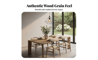 Long Rectangular Dining Table Modern Design Rectangular Dining Table Minimalist design Meeting Room Furniture for Business Owners, Kitchen, Event location
