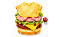 Hamburger Costume Cosplay Burger Costume 3D Shape Dress-up Clothes for Adults