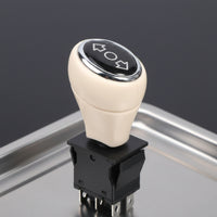 Arrow Marked Children's Electric Car Switch Chrome Trim Toy Vehicle Car Switch Screw Mount Directional Control Knob Exposed Terminals